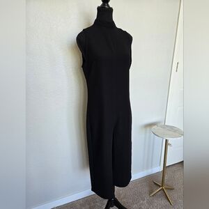 Black Sleeveless Jumpsuit